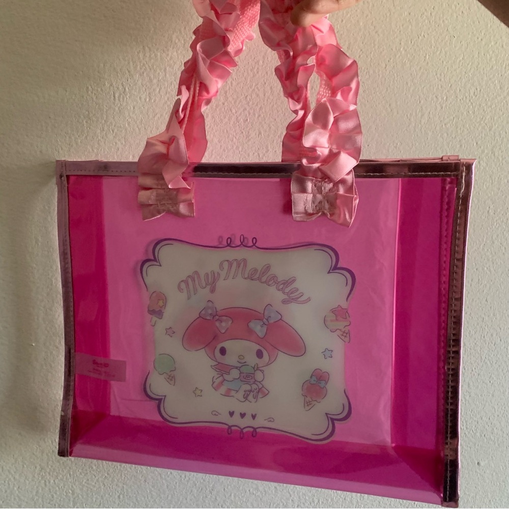 Sanrio Pink My Melody Kawaii mini Tote Bag
